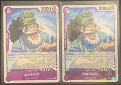 2x Uso-Hachi - ST18-001 - PRB02 Reprint + Pirate Foil - One Piece TCG - English - Image 1