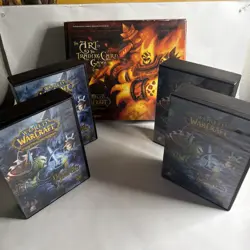 World Of Warcraft TCG X4 Starter Decks W/ Volume 1 Art Book - Image 1