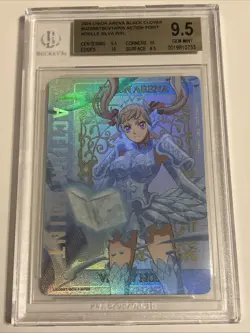 Union Arena Black Clover Action Point Noelle Silva BGS 9.5 Foil UE08B/BCV-1-AP05 - Image 1