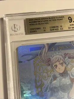 Union Arena Black Clover Action Point Noelle Silva BGS 9.5 Foil UE08B/BCV-1-AP05 - Image 3