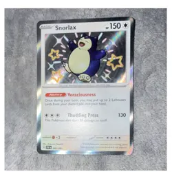 Pokemon Snorlax 202/091 Holo Basic 150 HP 130 Attack Ability PAF Card - Image 1