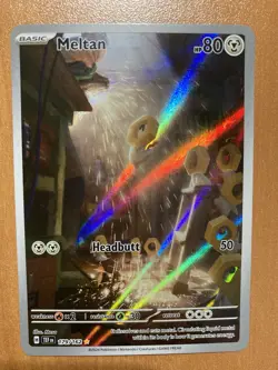Meltan 179/162 Pokemon Card TCG Temporal Forces Illustration Rare NM Fast Ship - Image 1