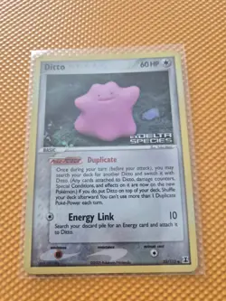 Pokemon Ditto EX Delta Species 35/113 Rare Reverse Holo English 2005 Card LP - Image 2