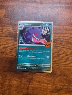 Pokemon TCG Gengar Cosmos Holo Card #57/91 Halloween Trick or Trade 2024 - Image 2