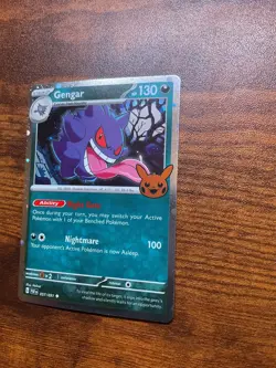 Pokemon TCG Gengar Cosmos Holo Card #57/91 Halloween Trick or Trade 2024 - Image 4