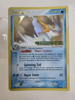 Swampert Ex Emerald Stamped Holo Rare 11/106 2005 LP Pokemon Card - Image 2