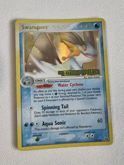 Swampert Ex Emerald Stamped Holo Rare 11/106 2005 LP Pokemon Card - Image 3