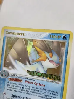 Swampert Ex Emerald Stamped Holo Rare 11/106 2005 LP Pokemon Card - Image 4