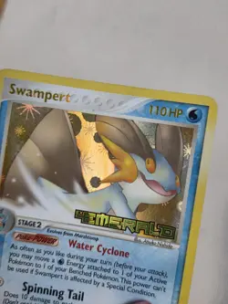Swampert Ex Emerald Stamped Holo Rare 11/106 2005 LP Pokemon Card - Image 5