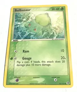 Bulbasaur 55/112 Non Holo FireRed & LeafGreen Pokemon Card - Image 1