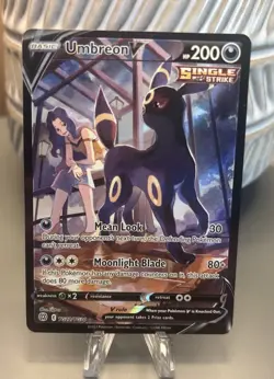 Umbreon V Full Art Trainer Gallery TG22/TG30 Brilliant Stars Pokemon Card NM - Image 1