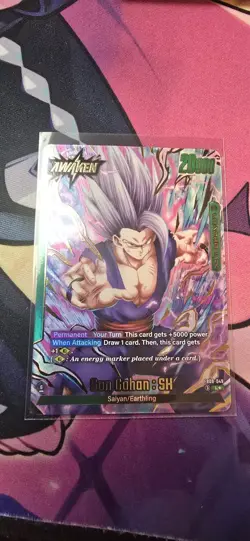 Bandai Son Gohan: SH Leader Awaken Foil FB09-049 Dragon Ball Super Card EN - Image 1