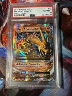 2016 Mega Charizard EX 13/106 PSA 10 Gem Mint Evolutions Pokemon Card - Image 2