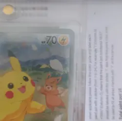 Pikachu SV Scarlet & Violet Promo 088 Holo English Pokemon TCG Card HP 70 - Image 3