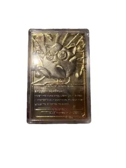1999 Burger King Pokemon Jigglypuff Vintage 23 Karat Gold Trading Card - Image 3