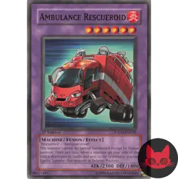 Yugioh Ambulance Rescueroid POTD-EN035 Common 1st Edition NM - Image 1