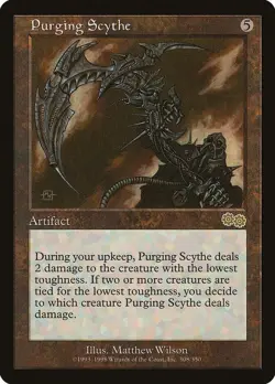 Purging Scythe - Urza's Saga - 308 - LP/NM - Image 1