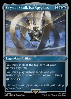 MTG Crystal Skull, Isu Spyglass - Foil Etched, NM-Mint, English Universes Beyond - Image 1