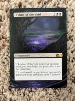 MTG- Leyline of the Void x1 - M11 - Extended Altered Art - Image 1