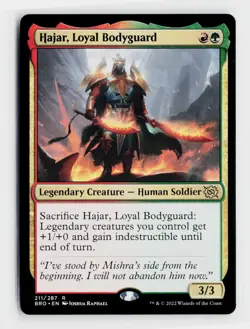 Hajar, Loyal Bodyguard R The Brothers' War 211 NM - Image 1
