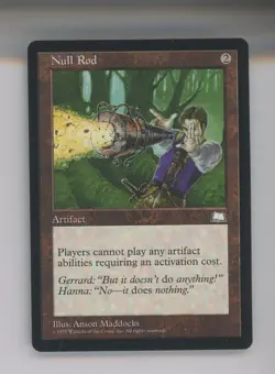 1997 MTG Magic The Gathering Weatherlight Null Rod - Image 1