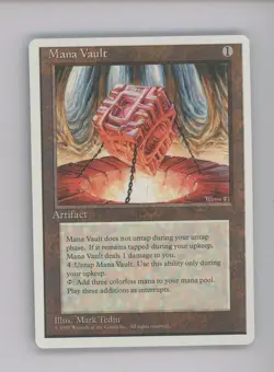 Auction #2 1995 MTG Magic The Gathering 4th Edition Mana Vault - Image 1