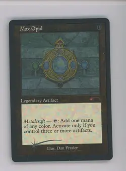 Auction #1 2022 MTG Secret Lair Drop #1072 Mox Opal Retro Frame Foil Etched - Image 1