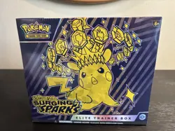 Pokemon TCG Surging Sparks ETB ELITE TRAINER BOX FACTORY SEALED a - Image 1