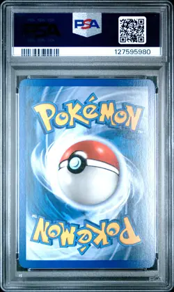 2006 POKEMON EX DRAGON FRONTIERS #4 MEGANIUM-REVERSE FOIL PSA 7 - Image 2