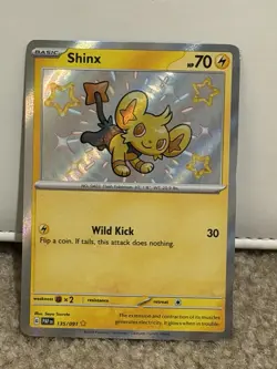 Pokemon Paldean Fates Shinx (Shiny) 135/091 - Image 1