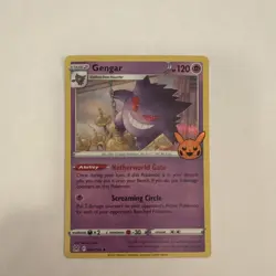 Pokemon TCG Gengar 066/196 Trick or Trade 2023 Holo Halloween Stamp - Image 3