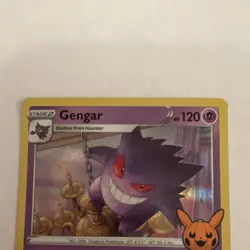 Pokemon TCG Gengar 066/196 Trick or Trade 2023 Holo Halloween Stamp - Image 4