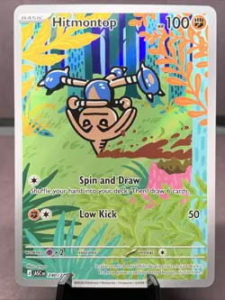 Pokemon TCG Hitmontop 240/217 Ascended Heroes Illustration Rare Full Art Holo NM - Image 1