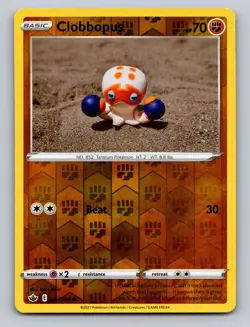 Clobbopus 091/198 Common Chilling Reign Pokemon Reverse Holo NM - Image 1