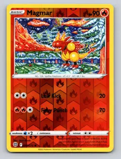 Magmar 019/172 Common Brilliant Stars Pokemon Reverse Holo LP - Image 1