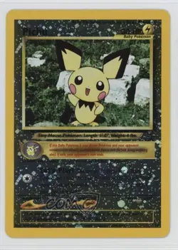 Pichu Pokemon WOTC Black Star #35 1999 - Image 1