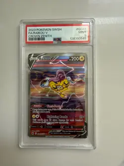 2023 Pokemon PSA 9 Raikou V #GG41/GG70 SWSH Crown Zenith Galarian Gallery Mint - Image 1