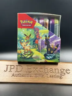 Pokemon TCG Prismatic Evolutions Mini Tin Display Box Factory Sealed - 8ct - Image 4
