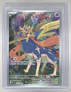 Zacian 2025 Pokemon Phantasmal Flames #100 Illustration Rare (B) - Image 1