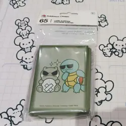 Substitute and Squirtle Deck Shield 65 Count Pokemon Card Sleeves - Image 1