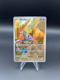 Pokemon Mimikyu 075 SV Scarlet & Violet Promo Holo EN Basic 70 HP Paldean Fates - Image 2