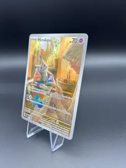 Pokemon Mimikyu 075 SV Scarlet & Violet Promo Holo EN Basic 70 HP Paldean Fates - Image 3