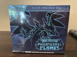 Pokemon Mega Evolution Phantasmal Flames Elite Trainer Box ETB Sealed c - Image 1