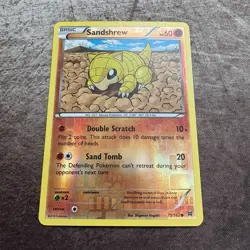 Sandshrew 75/162 Reverse Holo Common - Breakthrough - Pokemon - LP - Image 1