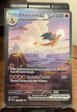 Pokemon TCG Charizard ex 199/165 Sv: Scarlet & Violet 151 SIR Holo Eng 330 - Image 1
