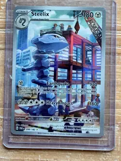Steelix 208/182 Paradox Rift Illustration Rare Pokemon TCG - Image 1