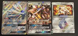POKEMON SOLGALEO GX LOT SUN & MOON BASE 89/149 & 143/149 AND 89/156 ULTRA PRISM - Image 1