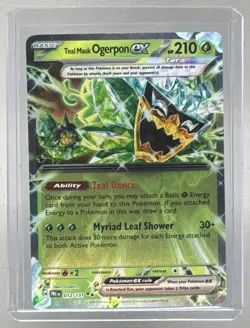 Teal Mask Ogerpon ex 2025 Pokemon Prismatic Evolutions #012 - Image 1