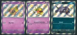 Fidough SVP69 Greavard SVP70 Maschiff SVP71 3 Pokemon Paldean Fates Promo Set - Image 1
