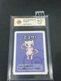 Mew Old Maid Pokemon Center Exclusive Ace Label Japanese Grade 10 - Image 1